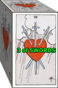  3 of Swords yes or no