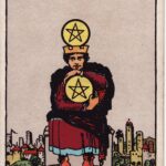 four of coins tarot card meaning love