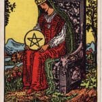 the queen pentacles