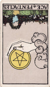 ace of coins reversed tarot card meaning